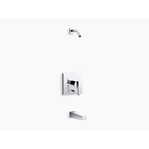 Kohler Bath & Shower Trim Set, Less Showerhead T997634LCP Zoro